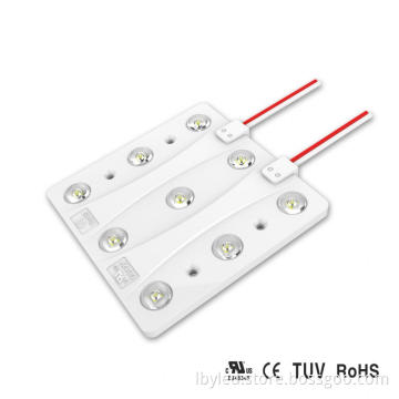 9SMD 3030 7W lens led module